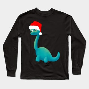 Dinosaur Santasaurus Long Sleeve T-Shirt